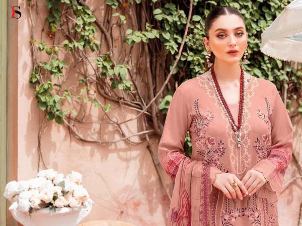 Deepsy Cheveron Lawn 4 Cotton Designer Pakistani Suit Collection